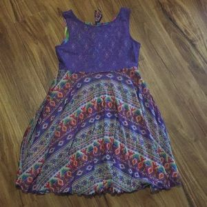 Reversible dress for girls